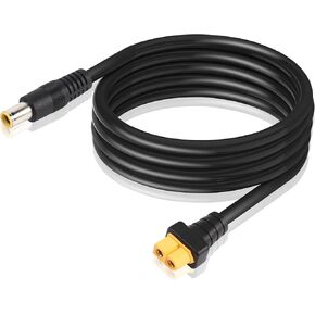 PNGKNYOCN DC 8mm to XT60 Power Cable 14AWG DC 7909 Male to XT60 Female Adapter Cable for Solar Panel Portable Power Station Solar Generator（1.5M/4.9Ft）