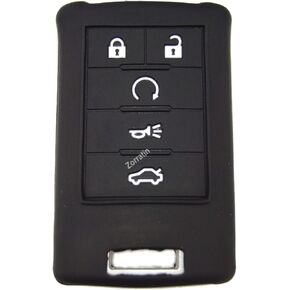 Silicone Smart Key Fob Cover Compatible with Corvette C7 Cadillac CTS ATS SRX STS DTS