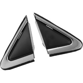 2Pcs Front Left and Right Mirror Corner Triangle Fender Cover Rearview Triangle Trim Panel for Nissan Sentra 1.6L CVT SEDAN No.96319-3SG0A/96318-3SG0A