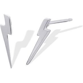 Boma Jewelry Sterling Silver Lightning Flash Stud Earrings