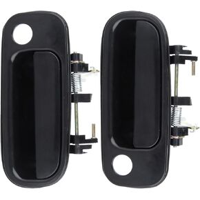 ECCPP Door Handles Exterior Outer Outside Front Passenger Driver Side Replacement for 1992 1993 1994 1995 1996 Camry Black(2pcs)