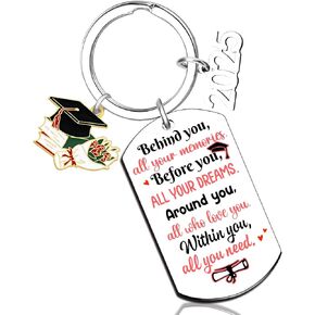Graduation Gifts for Her Him Class Of 2025 Graduation Keychain for University College Middle High School Graduate Masters Degree 2025 Graduation Decorations Souvenir for Senior 2025 Students