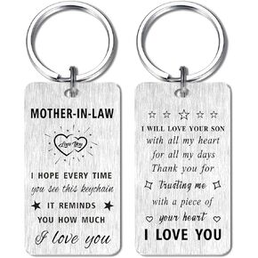 Gezxin Mother's Day Gifts for Mother In Law- Future Mom In law Wedding Birthday Keychain in Kuwait