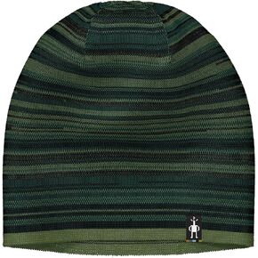 Smartwool Standard Boundary Line Reversible Beanie, Fern Green