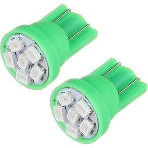 cciyu T10 194 LED Instrument Light Bulbs Green W5W 912 Instrument Panel Gauge Cluster Dashboard Light,2 Pack