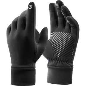 Winter Gloves for Cold Weather, Women's and Men's Electric or Riding Gloves with Touch Screen Fingers, Waterproof Warm Gloves