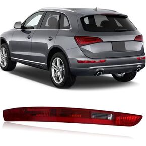 Rear Bumper Brake Tail Light Kit Compatible with Audi Q5 SUV 2018-2023 Left Driver Side Lower Rear Tail Fog Lamp Replace (Left driver side)