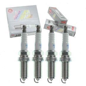 4 pc NGK Laser Iridium Spark Plugs compatible with Toyota Camry 2.5L L4 2010-2017