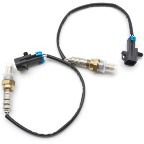 2pcs 234-4018 Oxygen Sensor O2 Sensor Upstream Downstream Fits for Chevrolet C1500 K1500 Silverado 1500 Suburban Express G30 Impala, for GMC Safari Savana 1500 Yukon 13474 19178116 19178935