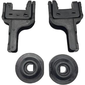 4PCS Upper & Lower Radiator Support Bracket Isolator Fit for Dodge Challenger 2008-2021 Charger 2006-2021 Magnum 2005-2008 for Chrysler 300 2005-2021 Replace 4596474AD 68017994AA