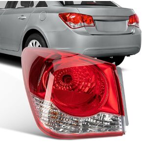 Tail Lights Fit For Chevy Chevrolet Cruze 2011 2012 2013 2014 2015 Limited 2016 Rear Brake Back Up Cover Taillights Assembly Left Driver Side Replaces 94540776 95384046(Lamp Included)