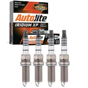 4 pc Autolite Iridium XP Spark Plugs compatible with Kia Rio 1.6L L4 2012-2017