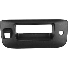 LUJUNTEC Tailgate Handle Bezel Replacement 2007-2013 for Chevrolet Silverado 1500,2007-2013 for Chevrolet Silverado 2500,2007-2013 for Chevrolet Silverado 3500, Replace OE 22755304 Black