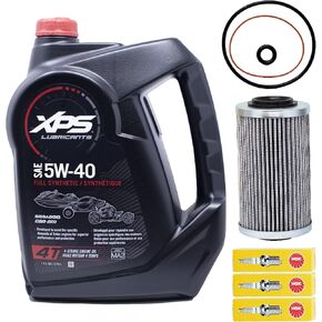 طقم تغيير الزيت إدواردز فيت سي دو 300 حصان طقم تغيير الزيت مع حلقات فلتر وشمعات الإشعال RXPX RXTX GTX 300