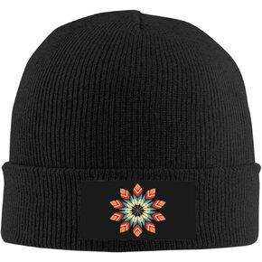 Native American Slouchy Stretch Beanie Hat Native Knit Caps Indians Slouch Beanie Hats Native America Hats