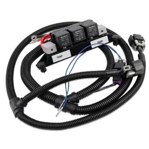 674-00923 Dual Speed Electric Fan Control Wiring Harness Kit Fit for Chevy Silverado Suburban Tahoe Avalanche GMC Sierra Yukon, Retrofit Stand Alone Electric Fan Harness Replace 67400923 JCTFN22