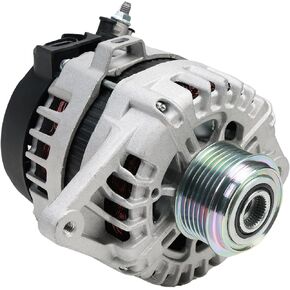 Alternator AC generator Compatible with Soul 2017-2019 Rio 2018-2019 Seltos 2021 Accent 2018-2019 1.6L 12V 130A 6-Groove Clutch Pulley Clockwise Replace 2626125 373002B970