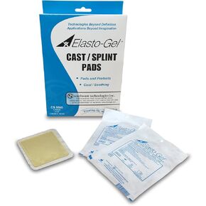 Elasto-Gel Sterile Cast/Splint Pad 5/Box 4"x4"x1/8" thick CS5500