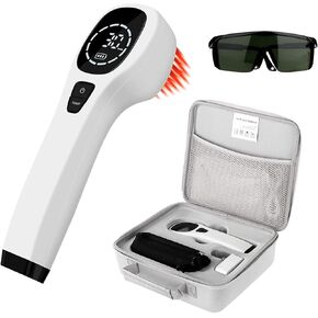 ColdL Red Light Device for Body, Near Infrared Light Wand for Joint Muscle Reliefwith LED Display (12 x 650nm+4 x 808nm)
