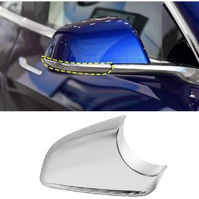 Jaronx Compatible with Tesla Model S Side Mirror Bottom Cover 2014-2021, Right Passenger Side Chrome Rearview Mirror Lower Cover, Side Mirror Base Cover Replacement for Tesla Model S Accessories