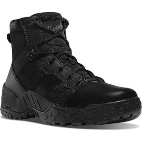 Danner Scorch 6" Side-Zip Tactical Boots for Men - Breathable, Lightweight Leather and Textile with Shock-Absorbing Midsole, and Traction Outsole