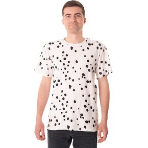 ComfyCamper Adult Mens Dalmatian Shirt - Men Women Teens TShirt Dog Costume Cosplay Halloween Costume Dalmation