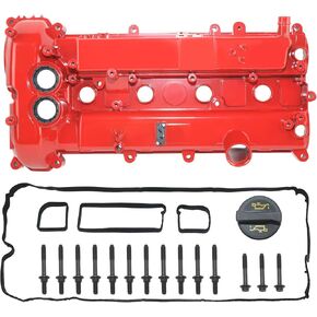 2.0L Aluminum Valve Cover Compatible with 2012-2014 Ford Edge 2013-2018 Ford Focus Replace# CJ5Z-6582-A CJ5Z6582A