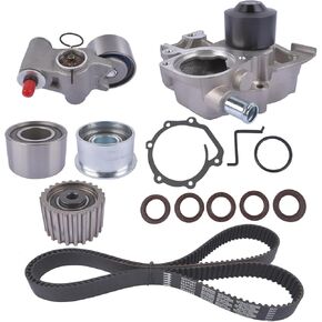 Engine Timing Belt Water Pump Kit Replacement for 2006-2012 Subaru Forester, Impreza, Legacy, Outback EJ253 2.5L H4 Engine # TKF-006 TCK304 TCKWP304A 21111AA280