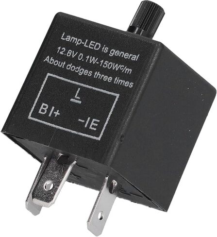 مرحل ومضي 3 دبابيس، CF13 JL-02 مرحل ومضي إلكتروني قابل للتعديل لسيارة السيارة LED مصابيح إشارة الانعطاف فرط وميض فلاش، 12 فولت 10 أمبير in Saudi Arabia