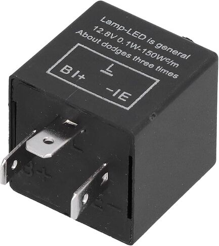 مرحل ومضي 3 دبابيس، CF13 JL-02 مرحل ومضي إلكتروني قابل للتعديل لسيارة السيارة LED مصابيح إشارة الانعطاف فرط وميض فلاش، 12 فولت 10 أمبير in Saudi Arabia