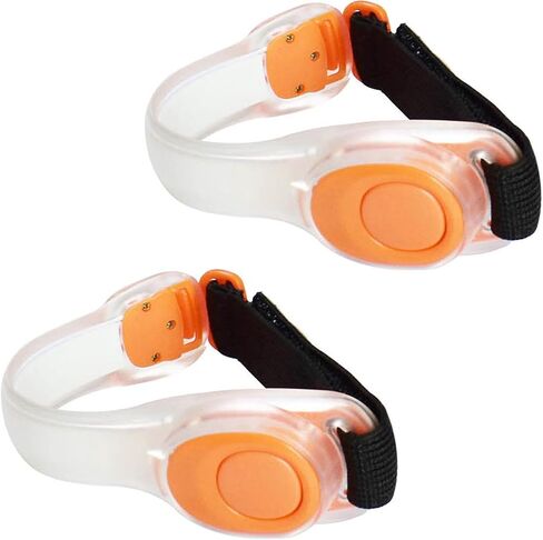 Premium LED Light Up Armband, Reflective Adjustable Wearable Silicone Running Belt Strap/Waterproof Glow in The Dark for Running Jogging Walking Cycling Concert Camping Outdoor Sports in Saudi Arabia