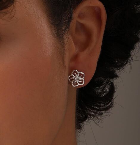 LeCalla 925 Sterling Silver Stud Earrings Diamond Studs Earrings for Women (G-H Color, I1 Clarity) in Kuwait