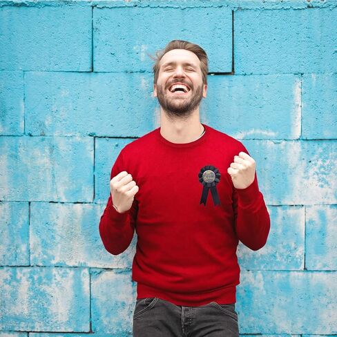 It's My Birthday Ribbon,Satin Fabric Birthday Women or Men Tinplate Badge Pin,Happy Birthday Queen King Party Button Pins,Girls and Boy Brooches(Black) in Kuwait