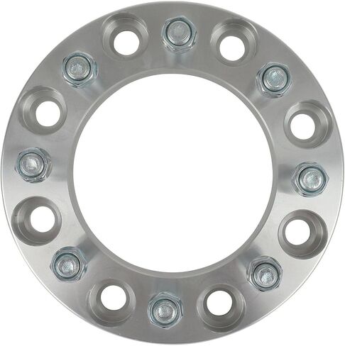 ECCPP 4 قطع 8x180 إلى 8x6.5 محولات العجلات 1.5 بوصة 8 العروة 14x1.5 130 مم محور تتحمل متوافق مع سييرا 2500 HD لسيارة شيفروليه سيلفرادو 2500 HD 3500 HD 2011-2023 (عجلات 8x6.5 فقط) in Saudi Arabia