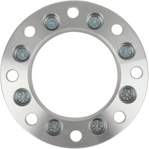 ECCPP 4 قطع 8x180 إلى 8x6.5 محولات العجلات 1.5 بوصة 8 العروة 14x1.5 130 مم محور تتحمل متوافق مع سييرا 2500 HD لسيارة شيفروليه سيلفرادو 2500 HD 3500 HD 2011-2023 (عجلات 8x6.5 فقط) in Saudi Arabia