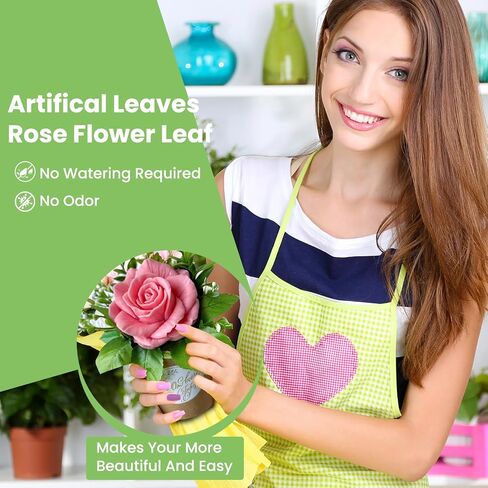 200Pcs Bulk Artificial Leaves, Silk Greenery Fake Rose Flower Leaves for DIY Wedding Bouquet Wreaths Vine Garlands Supplies in Kuwait