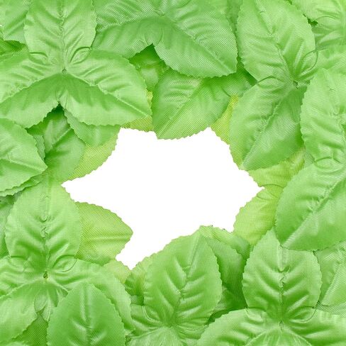 200Pcs Bulk Artificial Leaves, Silk Greenery Fake Rose Flower Leaves for DIY Wedding Bouquet Wreaths Vine Garlands Supplies in Kuwait
