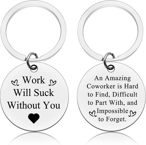 فاداكا زميل العمل ترك الهدايا المفاتيح لزميل زميل العمل الهدايا للنساء الرجال الذهاب بعيدا هديه الأصدقاء رئيس زميل العمل وداعا هديه التقدير هدايا التقاعد لزملاء العمل هدايا عيد الميلاد in Kuwait