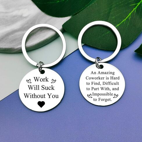 فاداكا زميل العمل ترك الهدايا المفاتيح لزميل زميل العمل الهدايا للنساء الرجال الذهاب بعيدا هديه الأصدقاء رئيس زميل العمل وداعا هديه التقدير هدايا التقاعد لزملاء العمل هدايا عيد الميلاد in Kuwait