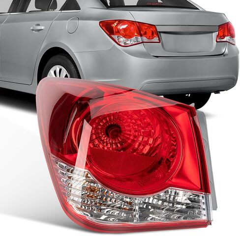 Tail Lights Fit For Chevy Chevrolet Cruze 2011 2012 2013 2014 2015 Limited 2016 Rear Brake Back Up Cover Taillights Assembly Left Driver Side Replaces 94540776 95384046(Lamp Included) in Saudi Arabia