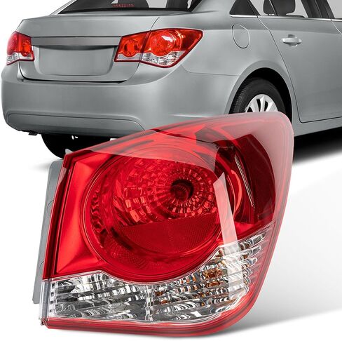 Tail Lights Fit For Chevy Chevrolet Cruze 2011 2012 2013 2014 2015 Limited 2016 Rear Brake Back Up Cover Taillights Assembly Left Driver Side Replaces 94540776 95384046(Lamp Included) in Saudi Arabia