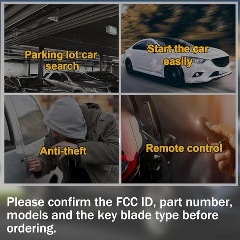TOP-VIGOR 315MHz Key Fob متوافق مع BMW 525i 528i 530i 535d 535i 550i 740i 740Ld 740Li 750i 750Li 760Li Active Hybrid 5/7 Alpina 2009-2016، PCF794 Chip KR55WK49863 CAS4/فيم in Kuwait