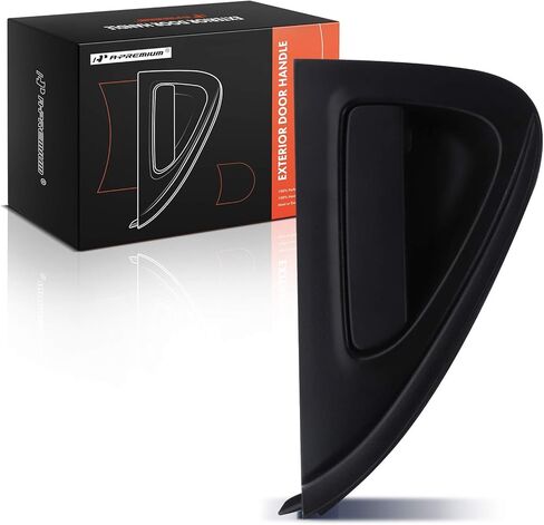 A-Premium Rear Left Driver Side Exterior Door Handle Compatible with Chevrolet Spark 2016-2021 1.4L, Textured Black, Replace# 95103662 in Saudi Arabia