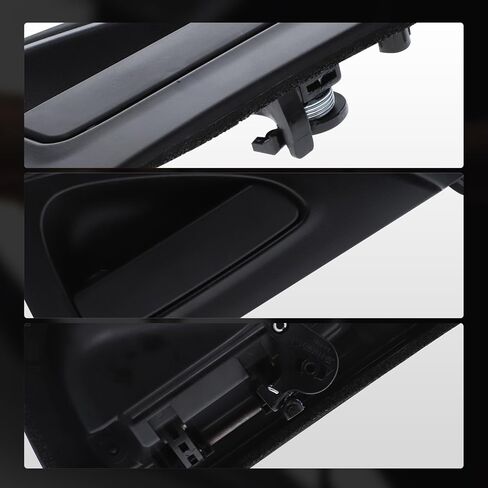 A-Premium Rear Left Driver Side Exterior Door Handle Compatible with Chevrolet Spark 2016-2021 1.4L, Textured Black, Replace# 95103662 in Saudi Arabia