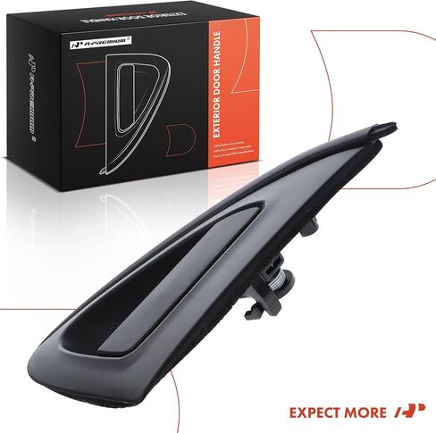 A-Premium Rear Left Driver Side Exterior Door Handle Compatible with Chevrolet Spark 2016-2021 1.4L, Textured Black, Replace# 95103662 in Saudi Arabia