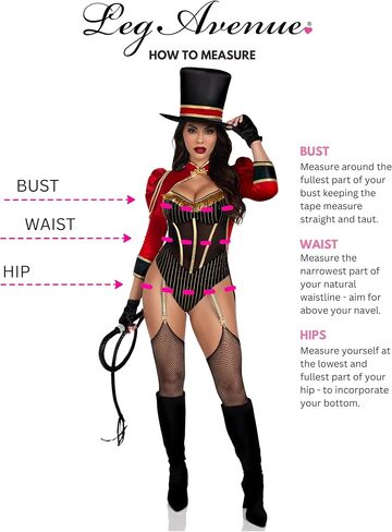Leg Avenue womens 2 Pc Ravishing RingmasterHalloween Costume in Saudi Arabia