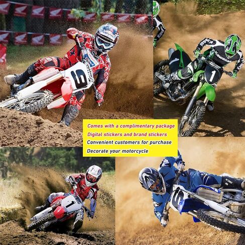 Body Fender Kit, Plastic Fender Kit Compatible with XR50 XR 50 CRF 50 SDG SSR Pit Dirt Motor Trail Bike(red) in Saudi Arabia