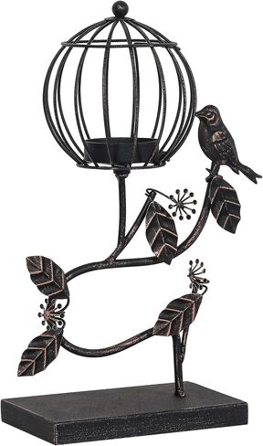 Joveco Decorative Table Candle Lanterns, Outdoor Hanging Lanterns Rustic Home Decor for Garden, Style105 Bronze in Saudi Arabia