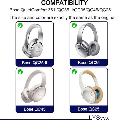 براغي مفصلات QC35 - قطع بديلة مصممة خصيصًا لسماعات Bose QuietComfort 35 II، QC35 II، QC35، QC45 وQC25 (أسود) in Kuwait