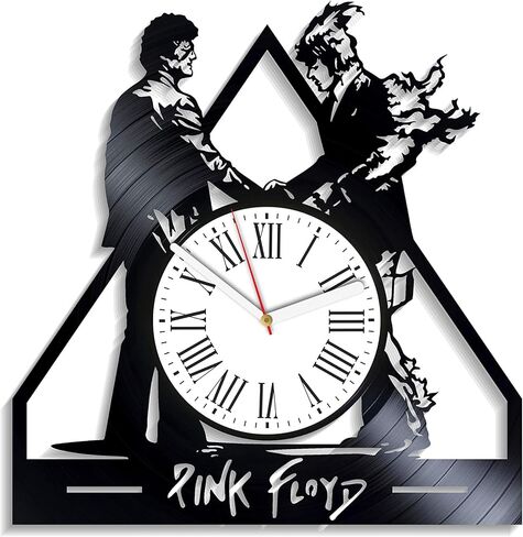 Vinyl Record Wall Clock compatible with Pink Floyd themed Rock Music Art Vintage LP in Saudi Arabia